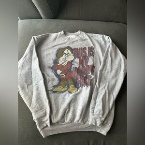 Disney's Grump "This is my happy face" Sweatshirt